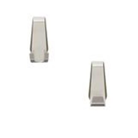 Latestluxury FACET Hook Set - Polished Stainless Steel - 2 Hooks LA3754568